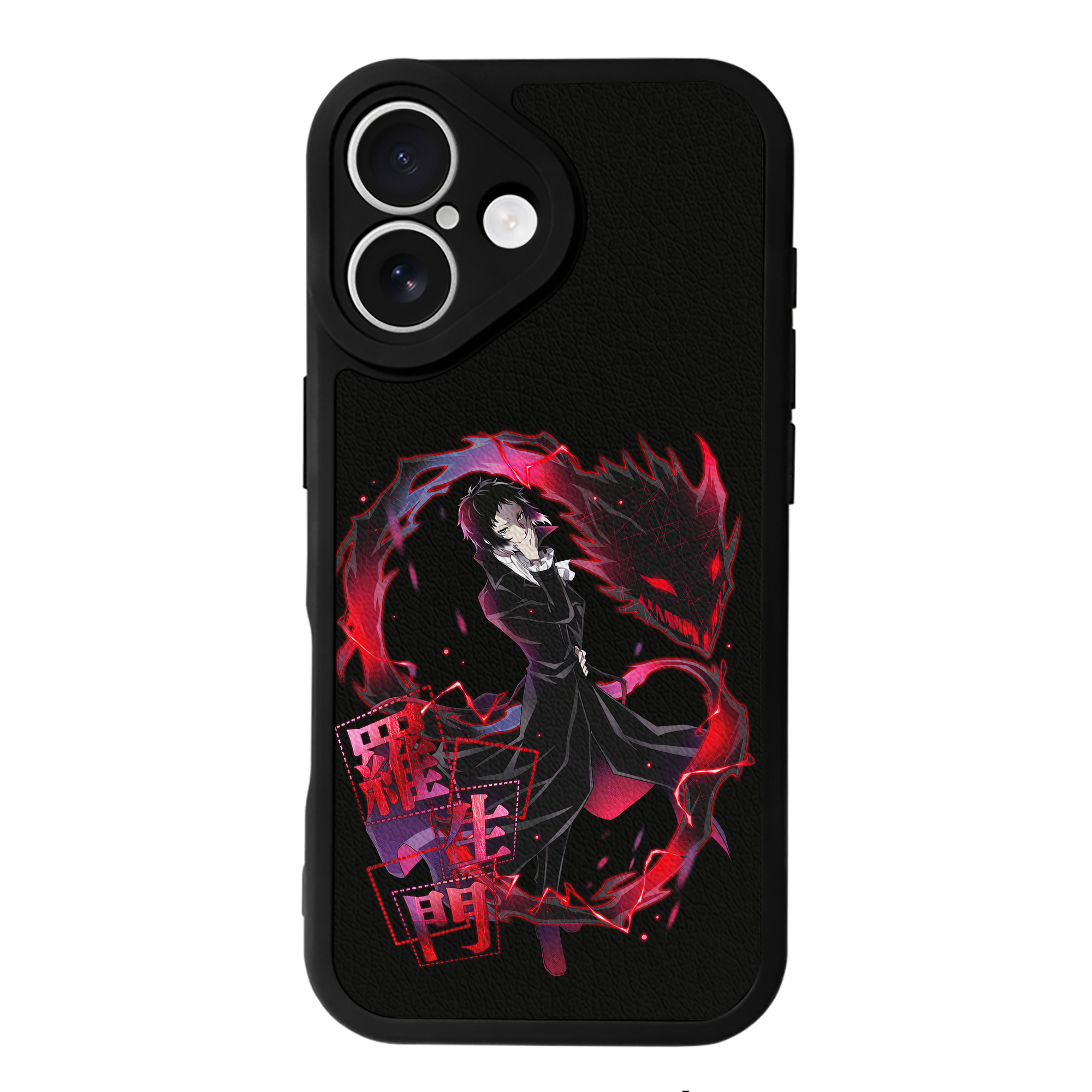 （画像用） 文豪ストレイドッグス Bungo Stray Dogs 【iPhone 16シリーズ対応】シリコンスマホケース（レザー調） 材質：シリコン